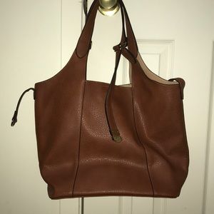A brown/Tan justfab handbag